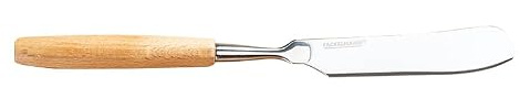 Fackelmann smör- och färskostkniv med Eco-handtag av bokträ, FSC-certifierad, 25 cm brun, rengöring för hand, 2 års garanti