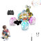 Sathychanpy Coche Teledirigido Niños, 4WD RC Coche 360 Grados de rotación, 2.4GHz LED Coche RC Monster Truck, Radiocontrol Coche RC con Cable USB, Juguetes & Regalos para Niños