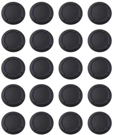 Vauki 20 tapas de joystick para Nintendo Switch, de silicona, mangos antideslizantes, compatibles con el controlador OLED y Joy-Con, piezas de repuesto para reparación sin desmontar
