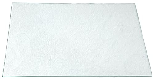 Kühlschrank Einlegeboden - Strukturglas Kathedral 4 mm – Glasplatte, eckige Ecken, alle Maße lieferbar (89,96 EUR/qm) - 500 mm x 310 mm