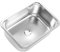 Wohnmobil-Waschbecken, Quadratisch, 345 X 245 X 136 Mm, 304 Edelstahl, Bündig Montiertes Handwaschbecken mit 40 Mm Abfluss für Wohnmobil, Van, Yacht, Boot