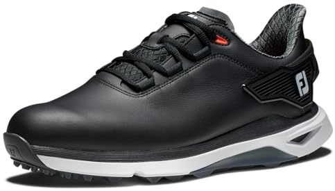 FootJoy Men's Pro/SLX Golf Shoe Black/White/Grey, 7 UK Wide