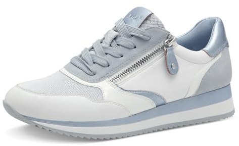 Jana dam Jana Damen Sneaker Flach Mit Reißverschluss VeganSneaker