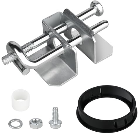 Lock Retainer Kit Replacement for Jobox Storage Cabinet, 8-Piece Lockpicking Set with Lock Retainer, Security Bar, Screw, Spacer, Bushing, Screw, Bolt with Washer & Nut