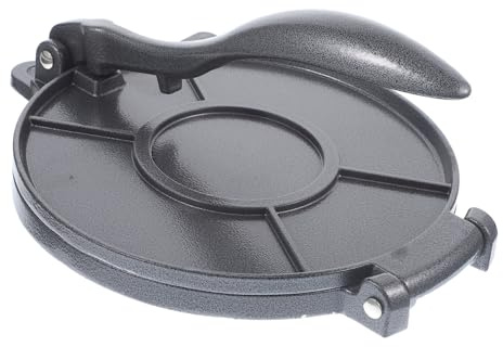 MUELODSIC Prensa de Tortillas de Aluminio Antiadherente para Cocina Hogar y Restaurante Prensa Manual para Masa de Maíz y Herramienta Resistente y Fácil de Limpiar