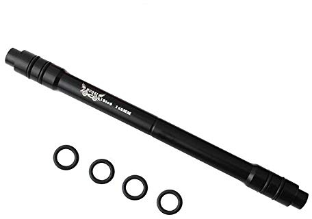 VOANZO Adattatore per spiedino di conversione in Lega di Alluminio Nero 12mm Assale Anteriore a 9mm QR Adattatore mozzo Perno Passante per Mountain Bike 148mm