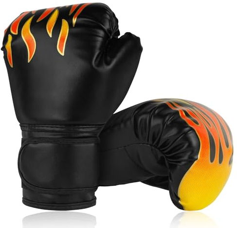 Flintronic Boxhandschuhe Kinder, Kinder Boxhandschuhe, Boxhandschuhe für Kinder, Junior Boxing Gloves, Kickboxhandschuhe für Muay Thai, MMA, Kampfsport, Kickboxen, Sparring (3-10 Jahre)