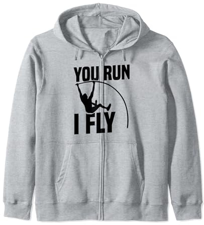 Pole Vaulting Gloves Spikes Shoes Training Pole Vault Zip Hoodie