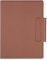 BOZHUORUI Schutzhülle für 19,8 cm (7,8 Zoll) Boox Tab Mini C, mit Sleep/Wake, magnetische Adsorption, Stiftverschluss, Buchfolio-Stil, dünn und leicht, veganes PU-Leder, Smart-Cover, Braun