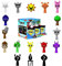 Sp𝒓u𝒏𝒌ἰ Figuren Set,Musikspiele Bunte Sp𝒓u𝒏𝒌ἰ Action Figures,Cartoon Kawaii Figures,Versiegelte B𝐥ἰ𝒏db𝐨x,übe𝒓𝒓as𝒄𝒉u𝒏gs,Lustige Geschenke für Kinder Erwachsene(10 Pcs)