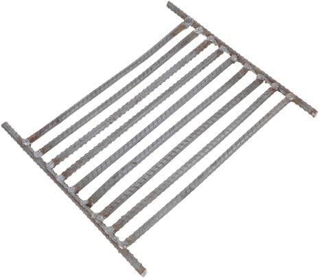 SEWOART Rejilla para Leña De Acero Resistente Al Calor para y Barbacoas para Cocinar Al Aire y Dentro De Casa