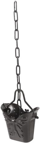 HEMOTON Catena Pioggia in Lega di Alluminio a Forma di Fiore Catena per Giardino Villa e Cortile Convogliamento Acque Piovane Facile da Installare Resistente Attrezzi per Esterni