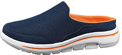 Herrar ortopediska skor, tofflor dam luftkudde slip-on träskor unisex pantoletter diabetiker fritid nät promenadskor andas sandaler mjuk sula sportskor vinter promenadskor 1