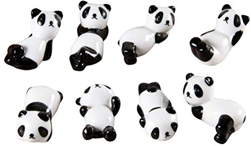 BESTONZON 8 St?bchen Halter Panda St?bchen Kissen Keramik Geschirr Handwerk Ornamente