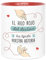 LA MENTE ES MARAVILLOSA - Taza de Cerámica con Frase |El Hilo Rojo del Destino ha Tejido Nuestra Historia| 330 ml Regalo Original para una Persona Especial, Taza de Café