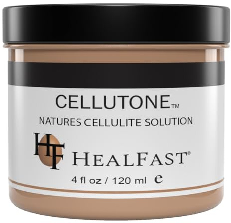 HealFast Cellutone Cellulite Reduction Cream 4 Oz – Suitable for Hips, Thighs, Buttocks, and Abdomen (Not for Face) – Blended with 70+ Egg Vitamins, Minerals, and Proteins