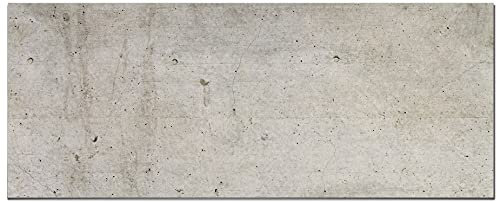 Panorama Frente de Cocina Adhesivo - Modelo Cemento Gris 60x200 cm - Vinilo Protector de Pared para Salpicaduras - Cenefa Decorativa Resistente al Calor y Agua