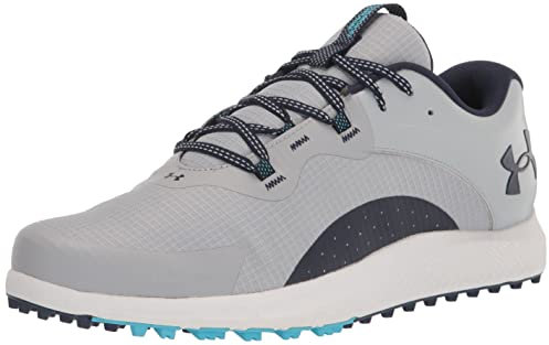 Under Armour Charged Draw 2 SL Mens Golf Shoes Grey/Navy 10 (45)