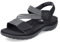 Rieker Damen Klassische Sandalen 64870, Frauen Sandalen,Sommerschuhe,Freizeitschuhe,offene Schuhe,Strandschuhe,schwarz (00),41 EU / 7.5 UK