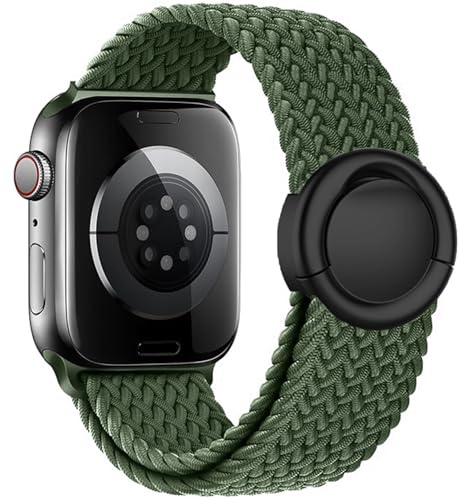 VELULYX Flätat band Solo Loop Kompatibel med Apple Watch 38mm 40mm 41mm 42mm 44mm 45mm 46mm 49mm, Armband Stretchy Runt spänne för iWatch Series 11 10 9 8 7 6 5 4 3 Ultra 2 1 SE
