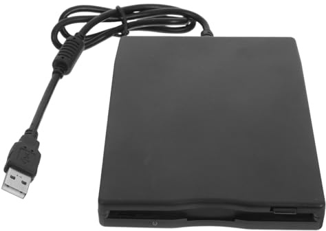 Yardenfun Lecteur de Disquettes USB Externe Portable Compatible PC et Portable Plug-and-Play sans Pilote Transfert Rapide USB Léger et Compact pour Bureau et Déplacement