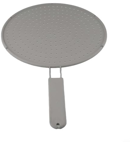 Coperchio in silicone progettato per evitare il trabocco di liquidi bollenti, con filtro dell'olio e capacità di drenaggio dell'acqua