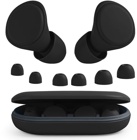 Tapones Oidos Ruido Dormir 36 dB Tapones Oidos Cancelacion De Ruido, Suaves y Reutilizables Silicona, Viene Con Un Práctico, 3 Tamaños (S/M/L), Adecuado Para Dormir, Aprender, Ronquidos