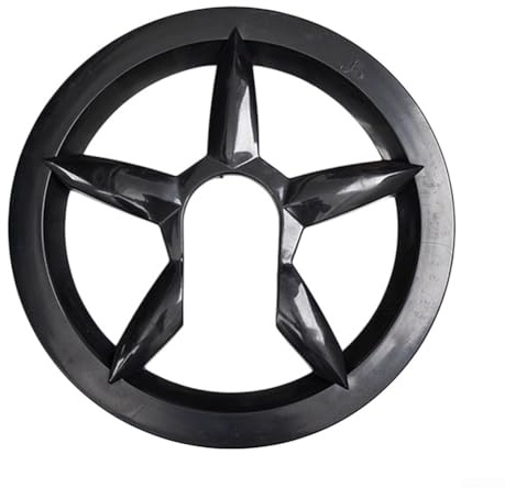 SiSinkal Piastra di protezione per catena per bici adatta a pignoni da 40-42 denti, modello a 5 bulloni da 6,5 cm, deflettore corona in plastica robusta, protegge i pantaloni dall'olio, installazione