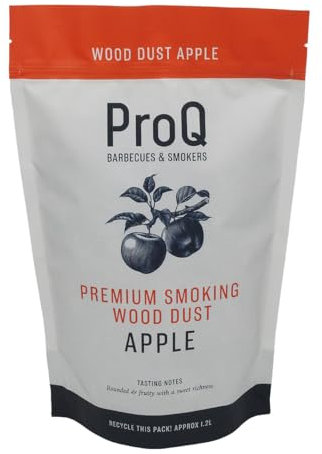 ProQ Premium Smoking Wood Dust (3 x 1.2L Pack) - Food Smoker Dust - Cold Smoking Dust - Apple