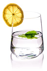 Krosno Glas für Wasser, Getränke und andere kalte Getränke | 6er-Set | 380 ml | Avant-Garde-Kollektion | Perfekt für Zuhause, Restaurants und Partys | spülmaschinen- und mikrowellengeeignet