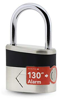 Crystal Vision Anti-Theft Loud 130db Alarm Lock Weather Proof Heavy Duty Multi Purpose (8.5 mm)