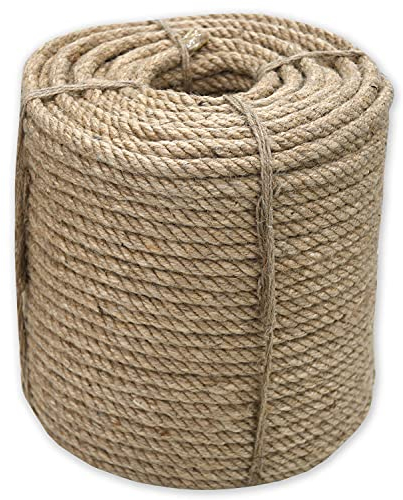 Nurtextil24 Sisalseil für Kratzbaum 12mm (25 Meter) Juteseil Natur Seil Mehrzweckseil Jute Sisal Schnur Kratzbaumseil (SSL1066)