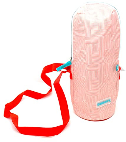 Rosa da donna ragazze. Idalgo 1,5 l Bottiglia Raffreddatore Flessibile portatile per Spiaggia Camping Borsa termica Camping Raffreddatore Militare. Borsa termica