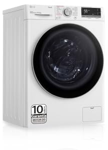 LG F4WV5510S1W - Lavadora Serie 550 10.5kg, Carga Frontal, con Inteligencia Artificial AI Direct Drive, TurboWash 59, Autodosificación de Detergente, Color Blanco