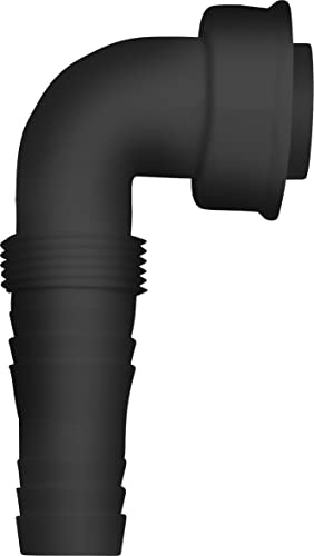 Cornat Rezyklat Schlauchanschluss - 90° Abzweig - 1 Zoll IG - Ø 20 mm - 24 mm - Hergestellt aus recycelten Kunststoffen - Made in Germany Qualität / Winkel-Unterputz-Maschinenanschluss / TEC356395R