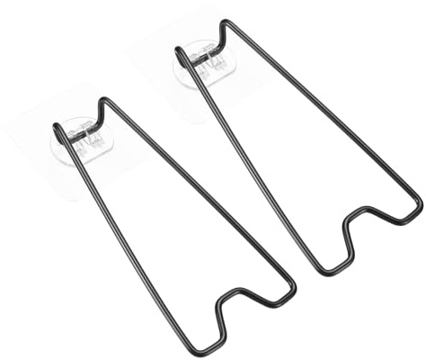 PATIKIL 5.1 Adhesive Easel Back, 2 Pcs Metal Picture Frame Back Stand Photo Frame Easel Back Support for Crafts Art Frames Supplies Paintings Display, Black