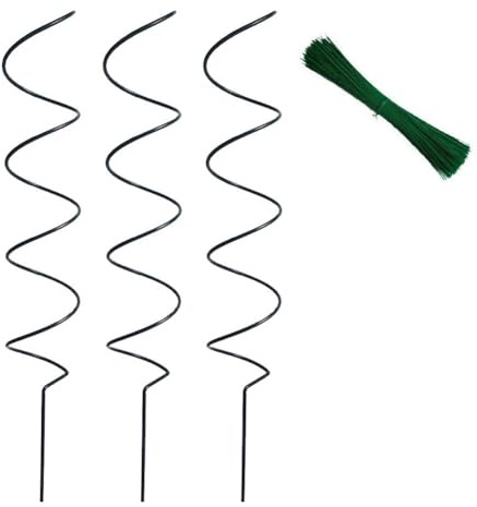 NEIQIUWING Estructura resistente para trepar flores: la construcción de hierro galvanizado garantiza un soporte duradero para plantas de interior y jardín.
