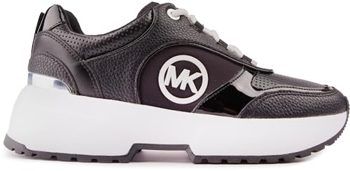MICHAEL KORS Damen Percy Trainer Sneaker, Schwarz, 38 EU
