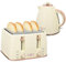 HOMCOM Kettle and Toaster Set, 1.7L 3000W Fast Boil Jug Kettle with Auto Shut Off, 4 Slice Toaster with 7 Level Browning Controls & Crumb Tray, UK Otter Thermostat, Beige