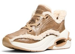 Michael Kors Women's Toni Trainer, Husk, 8