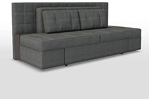 VitaliSpa Sofa, Schlafcouch, Grau, 235 cm