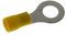 Lumonic 25x capocorda ad anello M8 parzialmente isolato 4-6mm² I capocorda ad anello giallo I set di capocorda, capocorda ad anello M8, capocorda ad anello, capocorda con occhiello