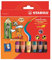 Buntstift, Wasserfarbe & Wachsmalkreide - STABILO woody 3 in 1 - 6er Pack mit Spitzer - mit 6 verschiedenen Farben