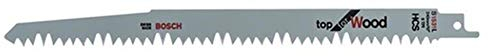 Bosch Professional 25 Stück Säbelsägeblatt S 1531 L Top for Wood (für Holz, 240 x 19 x 1,5 mm, Zubehör Säbelsäge)