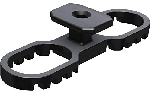 KARLE & RUBNER 7115 K&R Terraflex N6 mit Schraube A4 5x50mm für Holz-Unterkonstruktion Inhalt: 30 Stück, schwarz