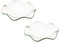 Yardwe 2pièces Plats Verre Transparent pour Huiles Essentielles Assiettes Et Saucisses pour Diffuseurs Aromathérapie Et Décoration Intérieur