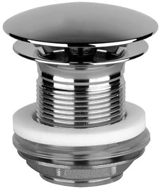 Robinet de vidange Gessi 1 1/4 avec vidange ouverte pour lavabos sans trop-plein, longueur daxe 60mm, 1376, Coloris: Laiton antique