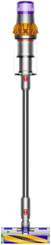 Dyson V15 Detect Absolute Stick Vacuum, Powder Yellow/Iron/Nickel