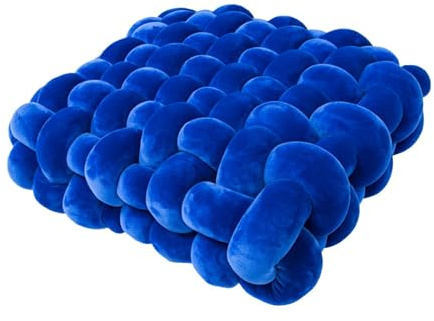 Sofá Cojín Lumbar - Cojín Suave, Cojín De Lanzamiento De Nudo De Diseño Ergonómico | Suelo Suave Anudado Cuadrado Cómodo Y Decorativo Cojines De Lanzamiento Creativo Para Salón, Sofá Y D