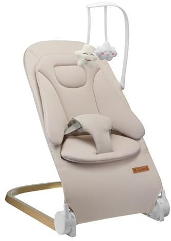 Tulano Moon 50 Babywippe – Babyschaukel mit Spielbogen Baby – 4 Positionen